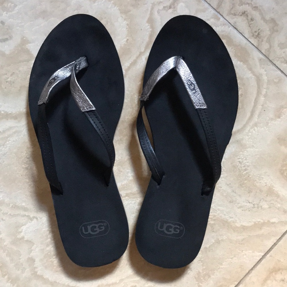 Ugg Metallic Flip Flops